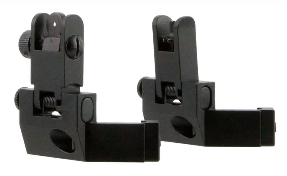 Special Discount | TacFire IS003 45 Degree Flip-Up Set AR 15 Sights Black Anodized