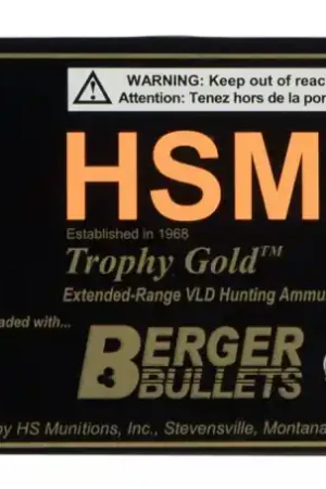 Buy Online - HSM Trophy Gold 6.5 Creedmoor