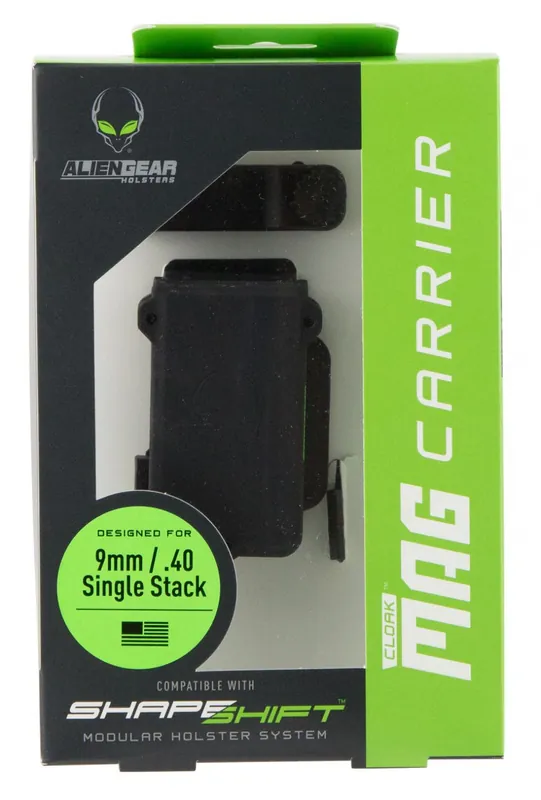New Item | Alien Gear Cloak Single Mag Carrier 9mm Luger Single Stack Black