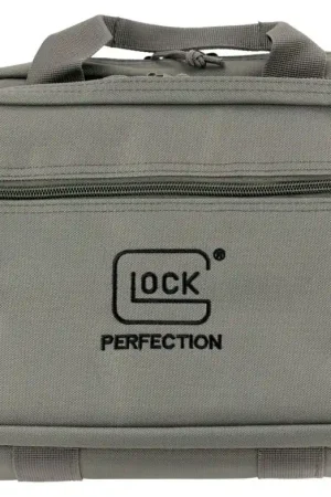 Shop Today - Glock Double Pistol Case 5 Internal Mag Holders Gray Finish