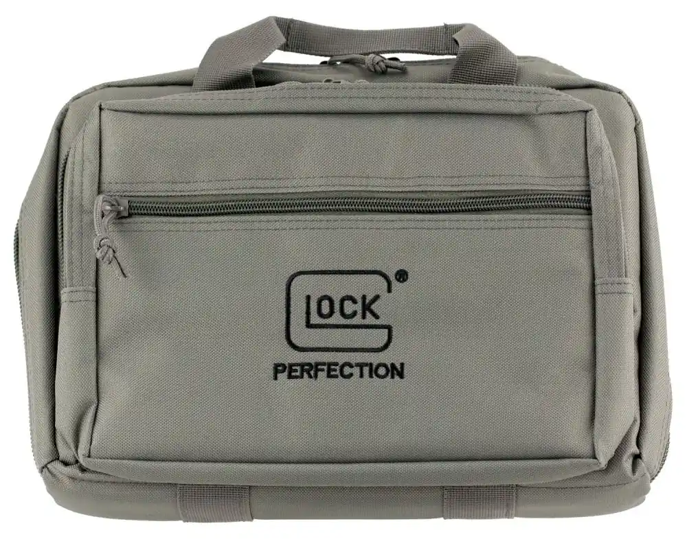 Shop Today - Glock Double Pistol Case 5 Internal Mag Holders Gray Finish