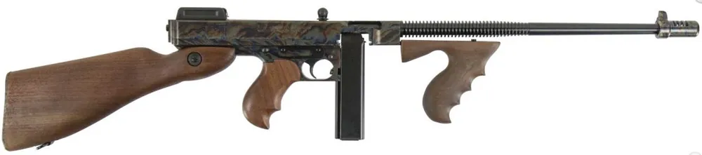 Auto-Ordnance Thompson 1927-A1 T1CH Deluxe .45 ACP Color Case Hardened Rifle | Order Direct