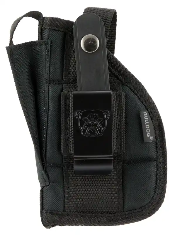 Quick Shipping - Bulldog Cases & Vaults Extreme Black Nylon Belt 2.5-3.75" Compact Auto Holster Belt Holster Black