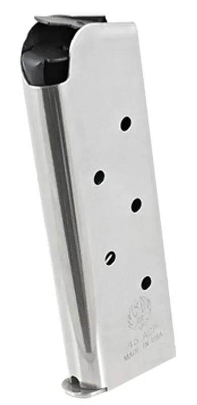 Ruger SR1911 Officer .45 ACP 7-Round Detachable Magazine Stainless | Quick Shipping