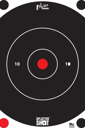 Great Deal - Pro-Shot Products SplatterShot 12" Bullseye Self-Adhesive Paper Targets