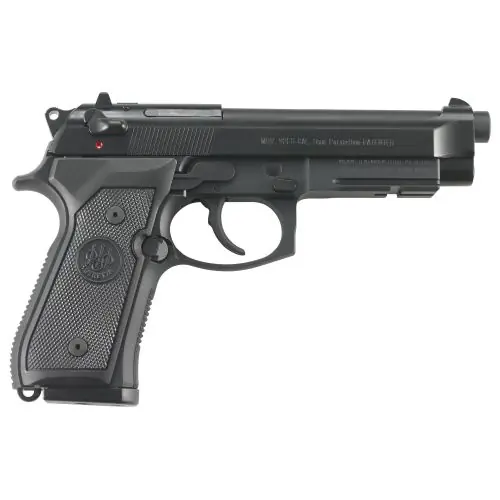 Top Rated | Beretta 92 M9A1 Ambidextrous Manual Safety 9mm Blue/Black Pistol