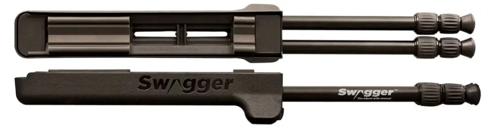 Swagger Hunter Bipod 9.75-41.25 in Polymer Black | Ending Soon