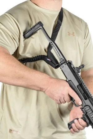 Buy Direct - Fab Defense One Point Tactical Sling Elastic Bungee Black