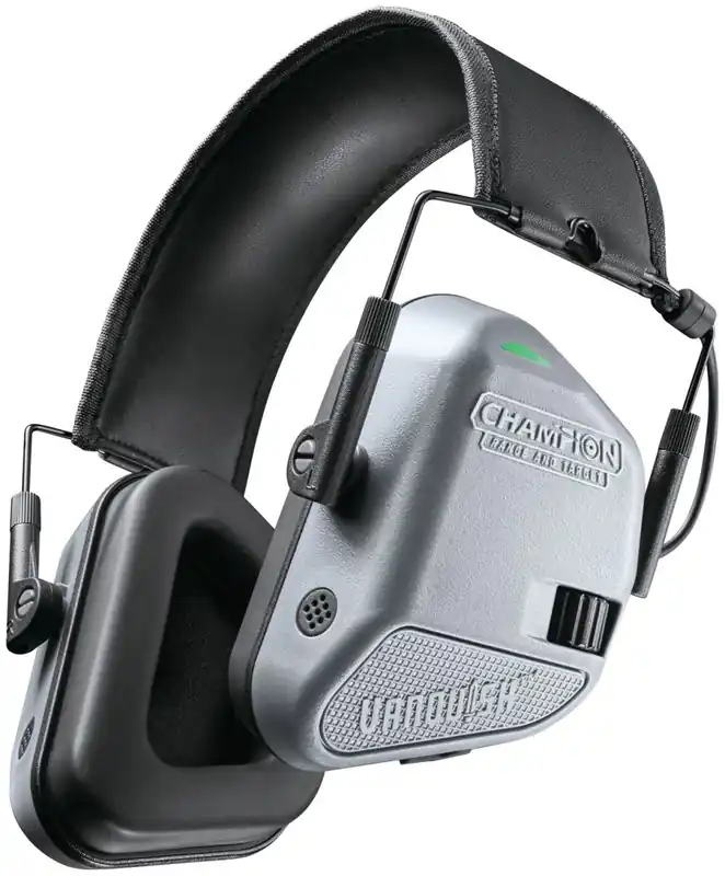 Latest | Champion Targets Vanquish Electronic Hearing Muff Gray Ear Cups w/Black Band