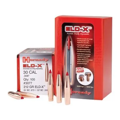 Hornady ELD-X 6mm .243 90gr Jacketed Hollow Point Bullets 100/Box - Almost Gone
