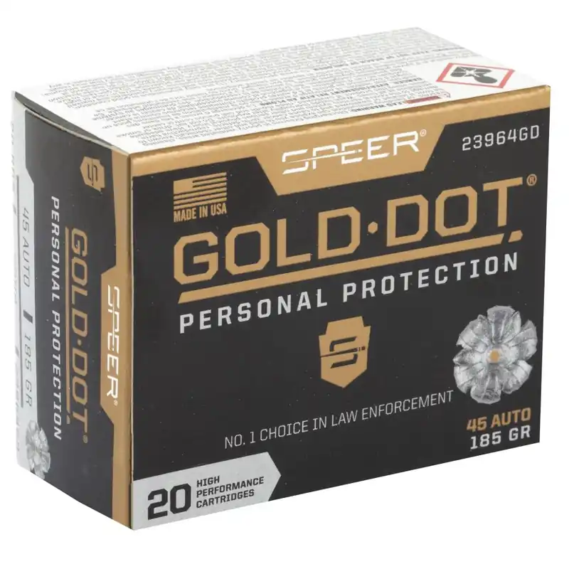 Available Now - Speer Gold Dot Personal Protection .45 ACP