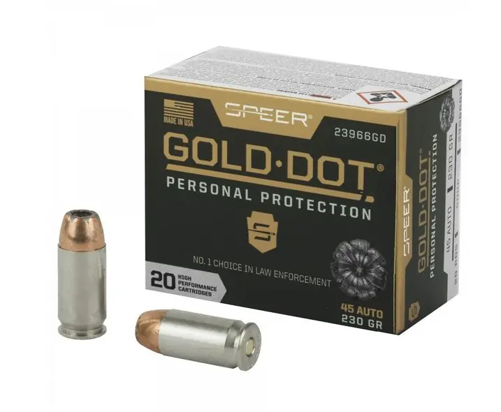 Clearance Price - Speer Ammo Gold Dot Personal Protection .45 ACP