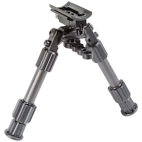 Caldwell AccuMax Premium Carbon Fiber Swivel Stud Bipod 6-9in | Professional Grade