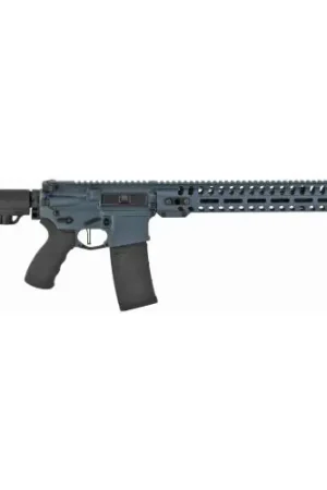 Premium - Patriot Ordnance Factory Wonder Direct Gas Impingement 5.56 NATO .223 Remington Blue/Black Rifle