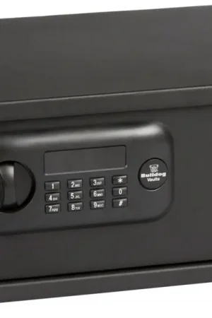 Bulldog Cases & Vaults BD1035 Digital Laptop Vault Keypad Key Entry Black Powder Coat - Reliable Choice