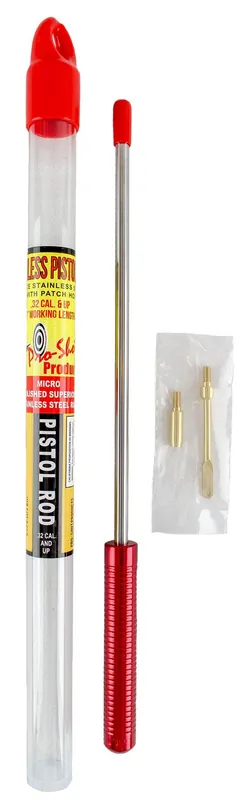 Pro-Shot Products Micro-Polished Cleaning Rod .27 Cal and Up Pistol 8" | Reliable Choice