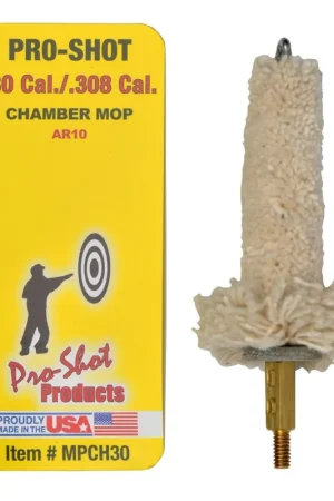 Pro-Shot Products Military Style Chamber Mop 308 Win 7.62x51mm NATO Rifle Wool - Affordable