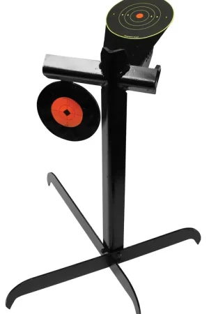 Clearance Deal | Birchwood Casey World of Targets Transistor Handgun Target 6in AR500 Steel & Plastic Paddle