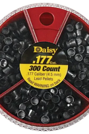 Same-Day Shipping - Daisy Dial-A-Pellet .177 Pellet Lead Assorted Nose Types 300 Per Tin
