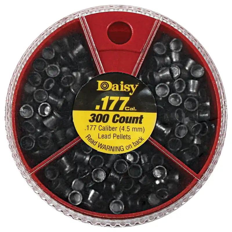 Same-Day Shipping - Daisy Dial-A-Pellet .177 Pellet Lead Assorted Nose Types 300 Per Tin