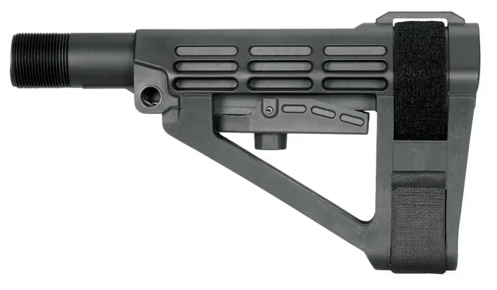 SB Tactical SBA4 A4 AR Platforms Adjustable Brace Black - Ending Soon