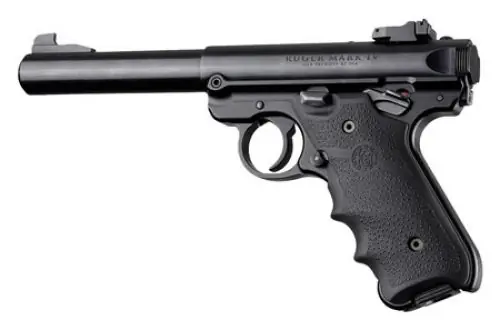 Hogue Ruger Mark IV Finger Groove Rubber Grip Black | Clearance