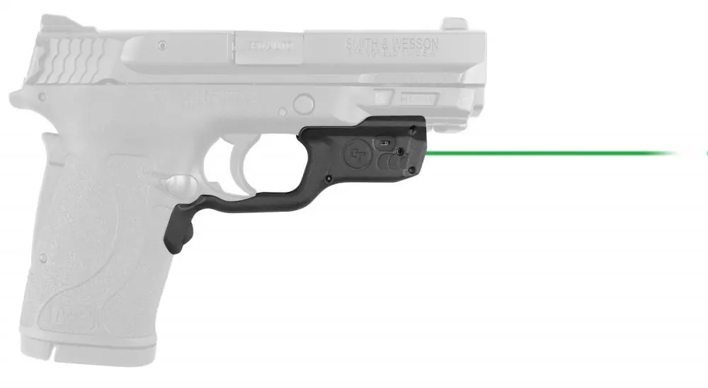 Hurry | Crimson Trace Laserguard LG459G for S&W M&P Compact Green 5mW Laser Sight