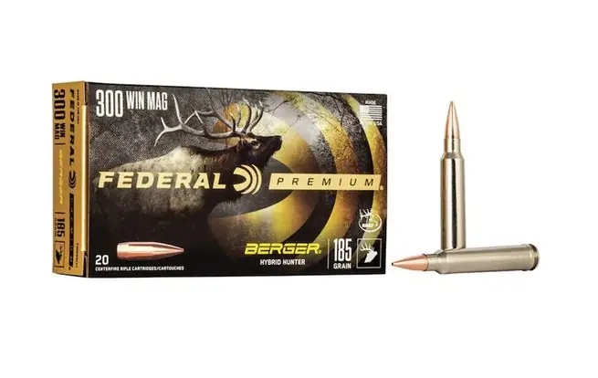 Express Delivery - Federal Premium Berger Hybrid Hunter .300 Win Mag