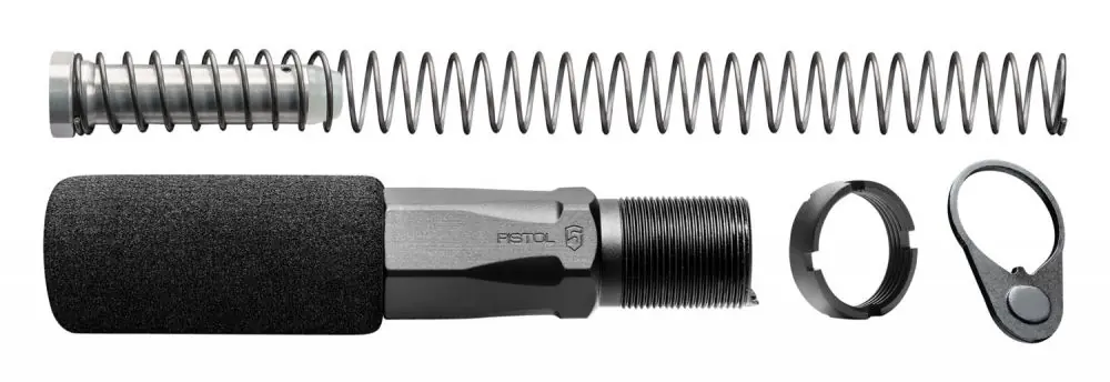 Customer Favorite - Phase 5 Weapon Systems Hex-2 Buffer Tube Assembly Hex-2C Complete Black