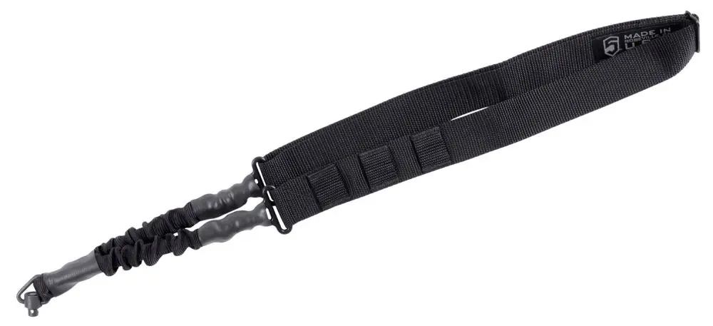 Phase 5 Weapon Systems Single Point Sling with QD Swivel QD Bungee Black - Flash Deal
