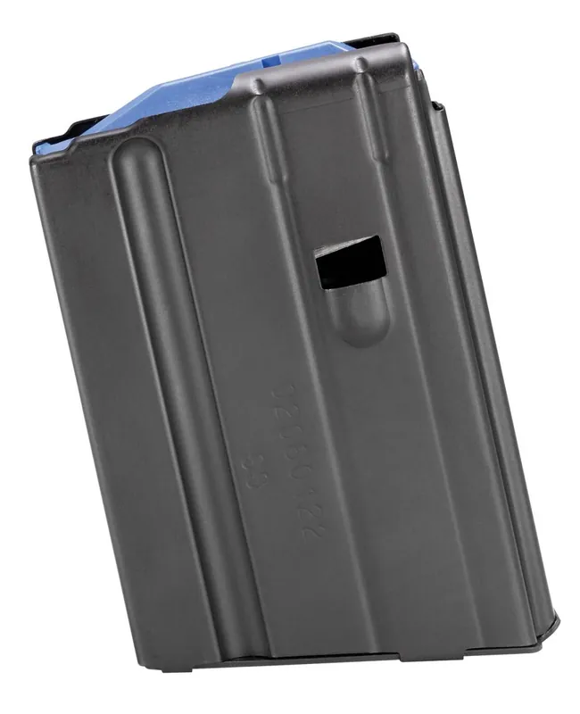 Sale | DuraMag Steel 6.5 Grendel 10rd Detachable Magazine Black with Blue Follower