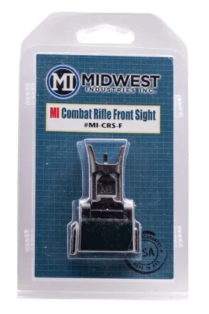 Hurry | Midwest Industries Combat Rifle Front Sight AR-15 M4 M16 Flip Up Black Hardcoat Anodized