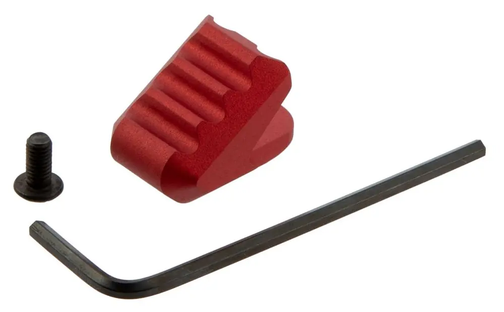 Strike Industries ISO-Tab AR-15 Charging Handle Extension Tab Red Anodized Aluminum | While Supplies Last