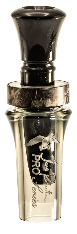 Premium Quality | Duck Commander Pro Series Double Reed Duck Call Mallard Hen Acrylic Smoke Gray
