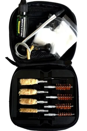Ready to Ship | Clenzoil Multi-Caliber Pistol Cleaning Kit Black