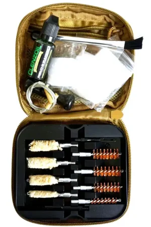High Quality | Clenzoil Multi-Caliber Pistol Multi-Caliber Tan Case