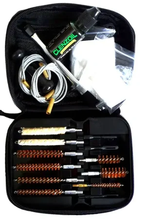 Clenzoil Multi-Caliber Rifle Cleaning Kit 13-Piece Black Case | Shop Online