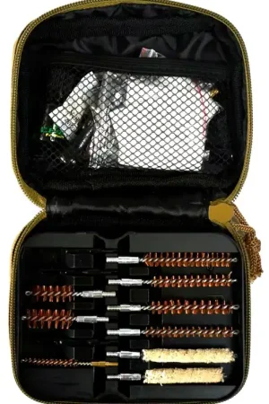 Clenzoil Multi-Caliber Rifle Multi-Caliber Cleaning Kit Tan Case | Highly Rated
