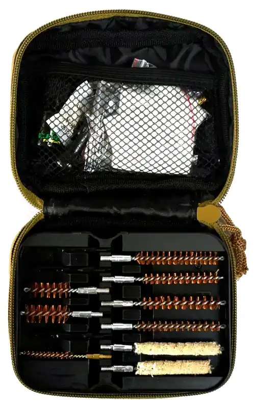 Clenzoil Multi-Caliber Rifle Multi-Caliber Cleaning Kit Tan Case | Highly Rated