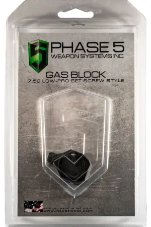 Phase 5 Lo Pro Gas Block 0.750" - New Product