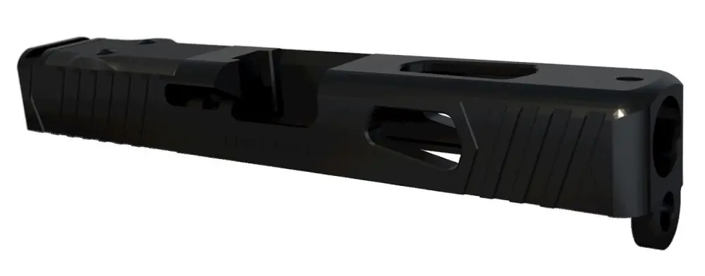 Newly Available - Rival Arms Precision Slide Glock 19 Gen3 DOC Optic Cut Black QPQ 17-4 Stainless Steel