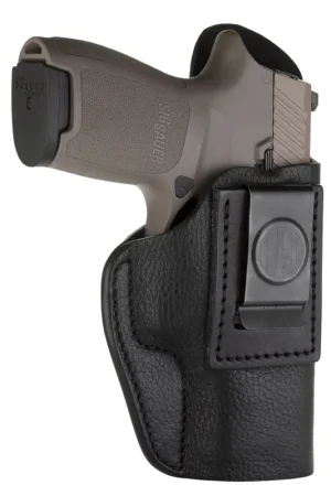 1791 Gunleather SCH Springfield XD-M/HK VP9SK Smooth Concealment Holster Black Leather - Quick Shipping