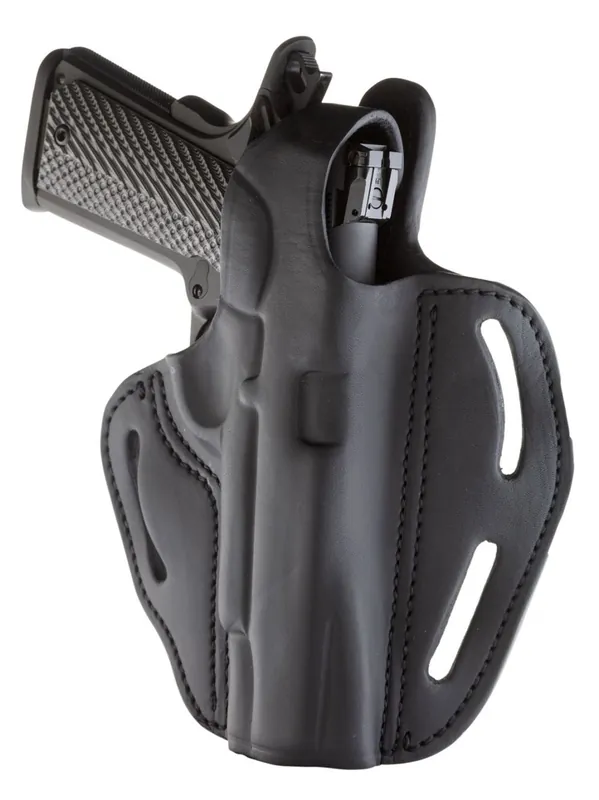 Get It Now | 1791 Gunleather BHX1911 4in-5in Black Leather