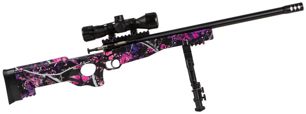 Crickett Precision Package .22 LR Blue/Black Rifle w/ Scope - Hurry