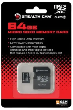 Stealth Cam Micro SD Memory Card - Newly Available