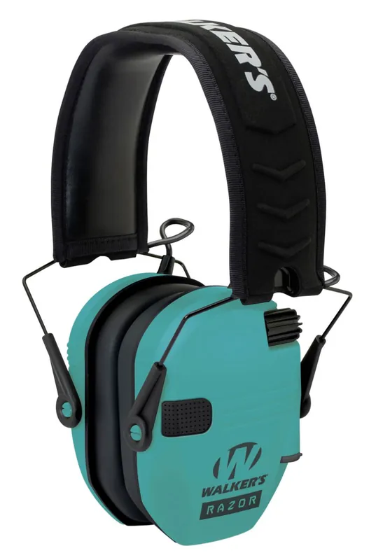 Secure Payment | Walker's Razor Slim Electronic Muff Polymer Light Teal