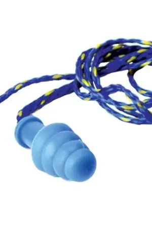 Going Fast | Walker's Corded Foam Ear Plugs Blue