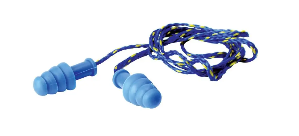 Going Fast | Walker's Corded Foam Ear Plugs Blue