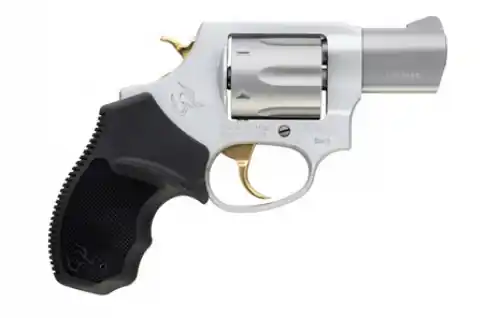 Shop Online | Taurus 856 Ultra-Lite Stainless/Gold .38 Special Stainless/Silver Revolver