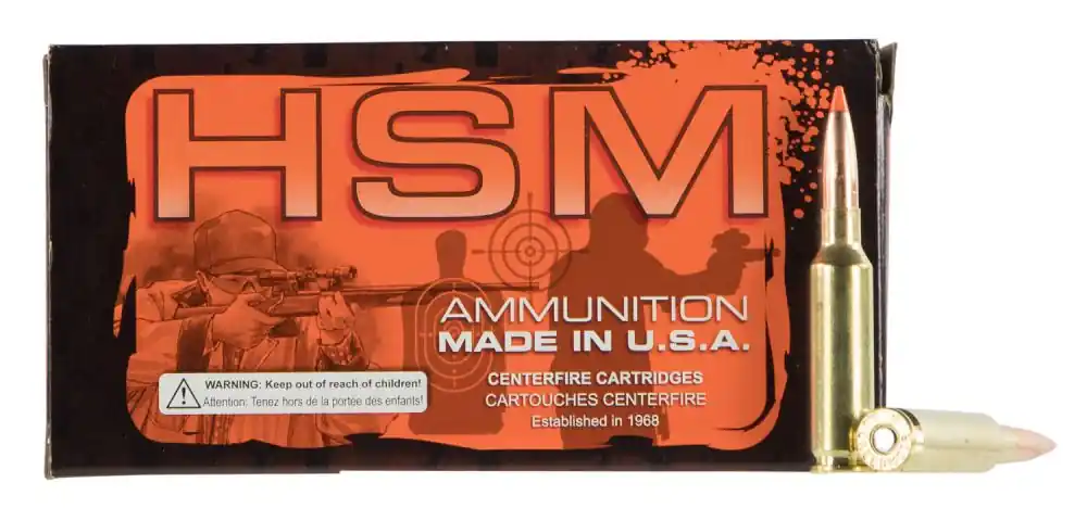 HSM Match Boat Tail Hollow Point .223 Remington - One Day Deal
